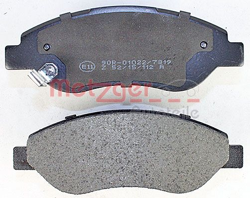 METZGER 1170655 Bremsbelagsatz, Scheibenbremse